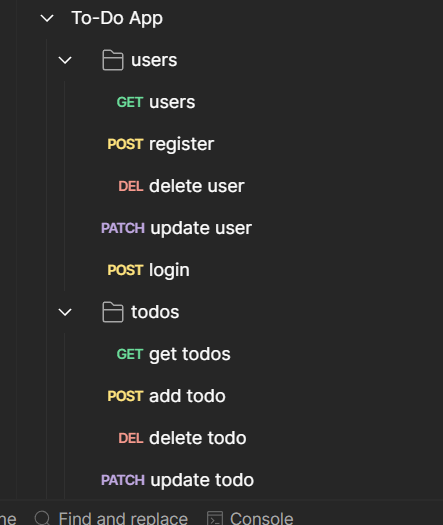 Todo App Backend